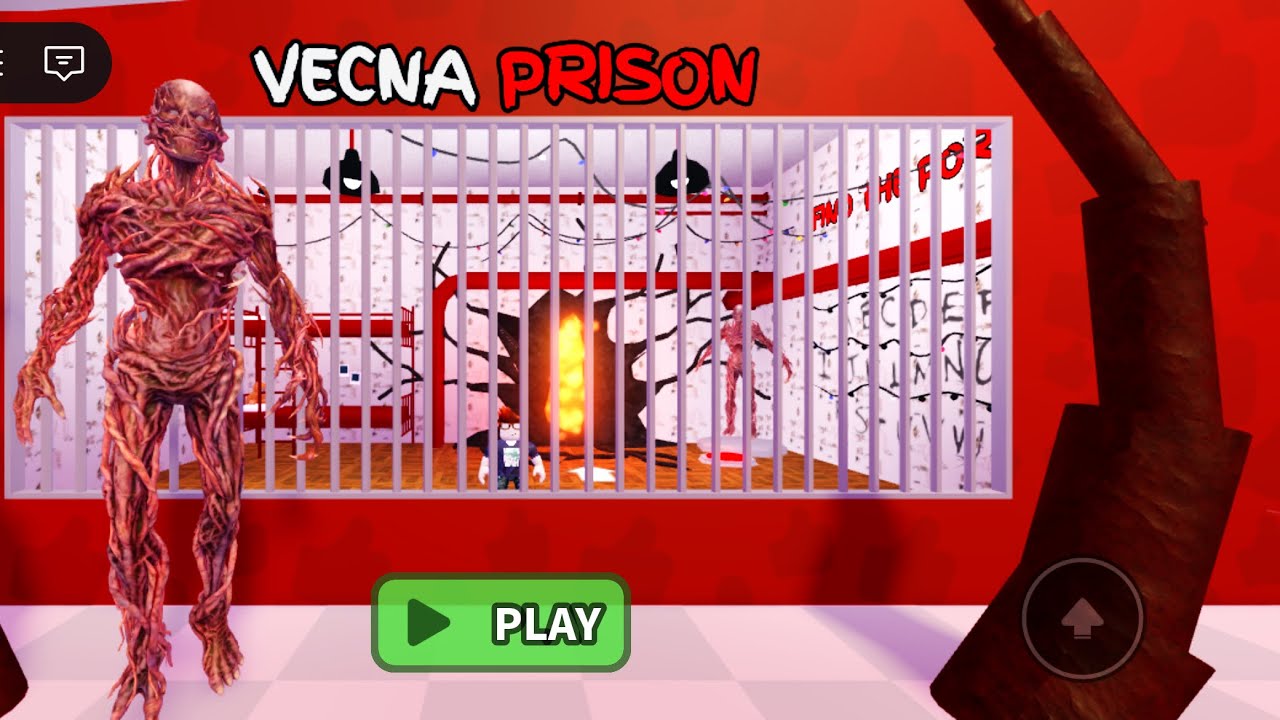 VECNA PRISON RUN (Obby)#roblox gameplay #roblox 