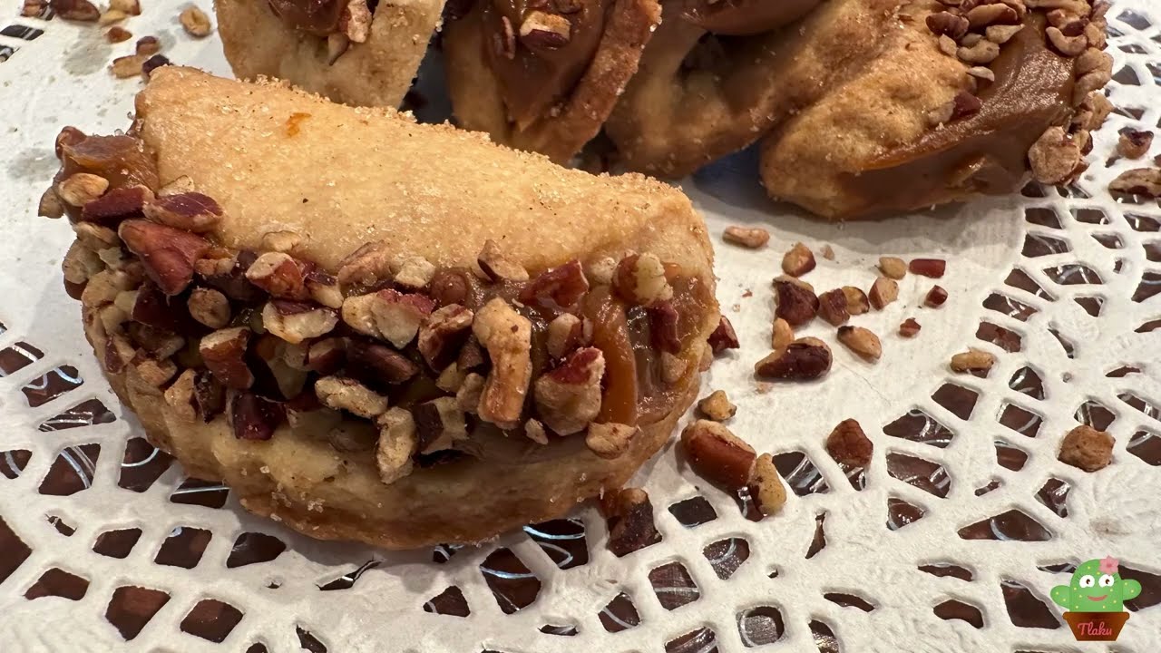 Empanadas de cajeta y nuez 👩‍🍳 #receta #postres #cajeta #food #recetasfaciles