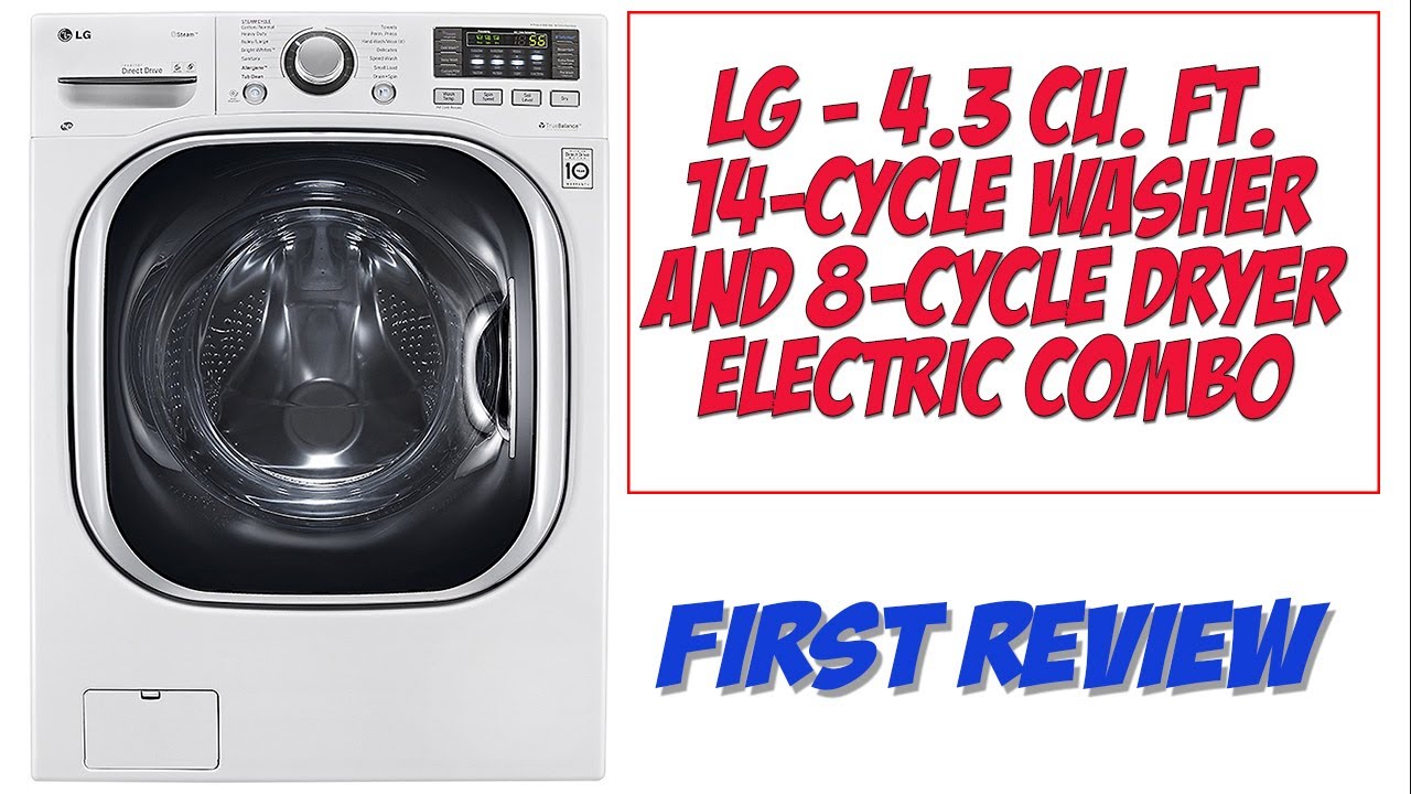 LG washer dryer combo