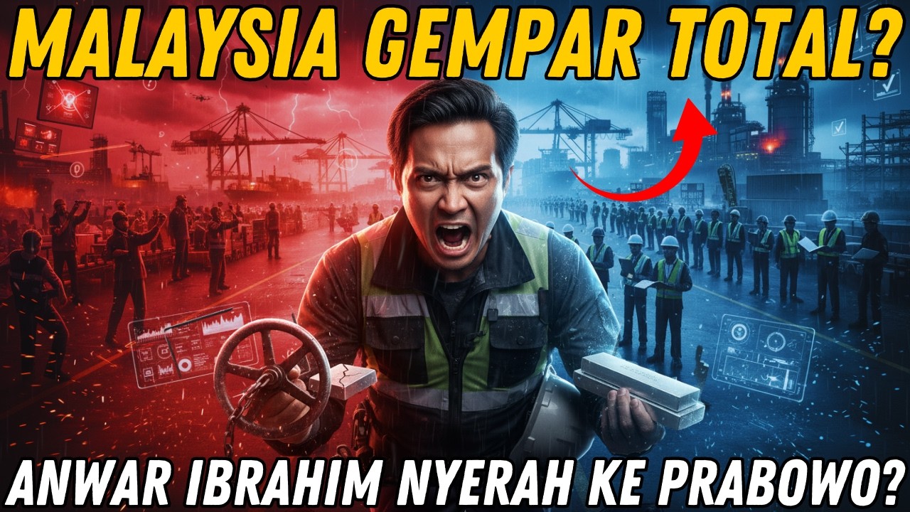 MALAYSIA PANIK RI STOP EKSPOR TIMAH⚠️MEDIA MALAYSIA KISRUH: Investor Asing Antre Buka Pabrik di RI⁉️