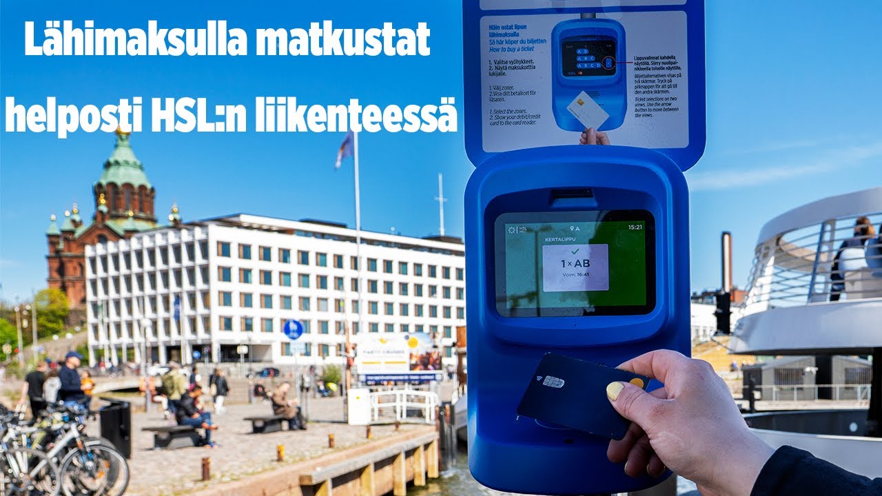 Lähimaksulla matkustat helposti HSL:n liikenteessä