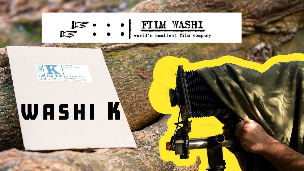 Je TEST un plan film de SURVEILLANCE AERIENNE: le Washi K. de la marque FILM WASHI