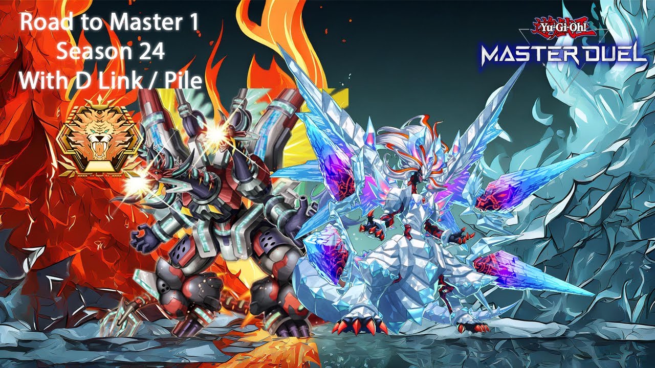 Road to Master 1 Season 24 Part2 - Dragon Link / Pile (Deck Profile + Game Play)- Yugioh Master Duel