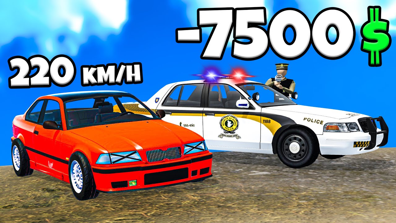 ❄️  ZŁAPAŁA MNIE POLICJA! 7500$ MANDAT? #9 | Mon Bazou |