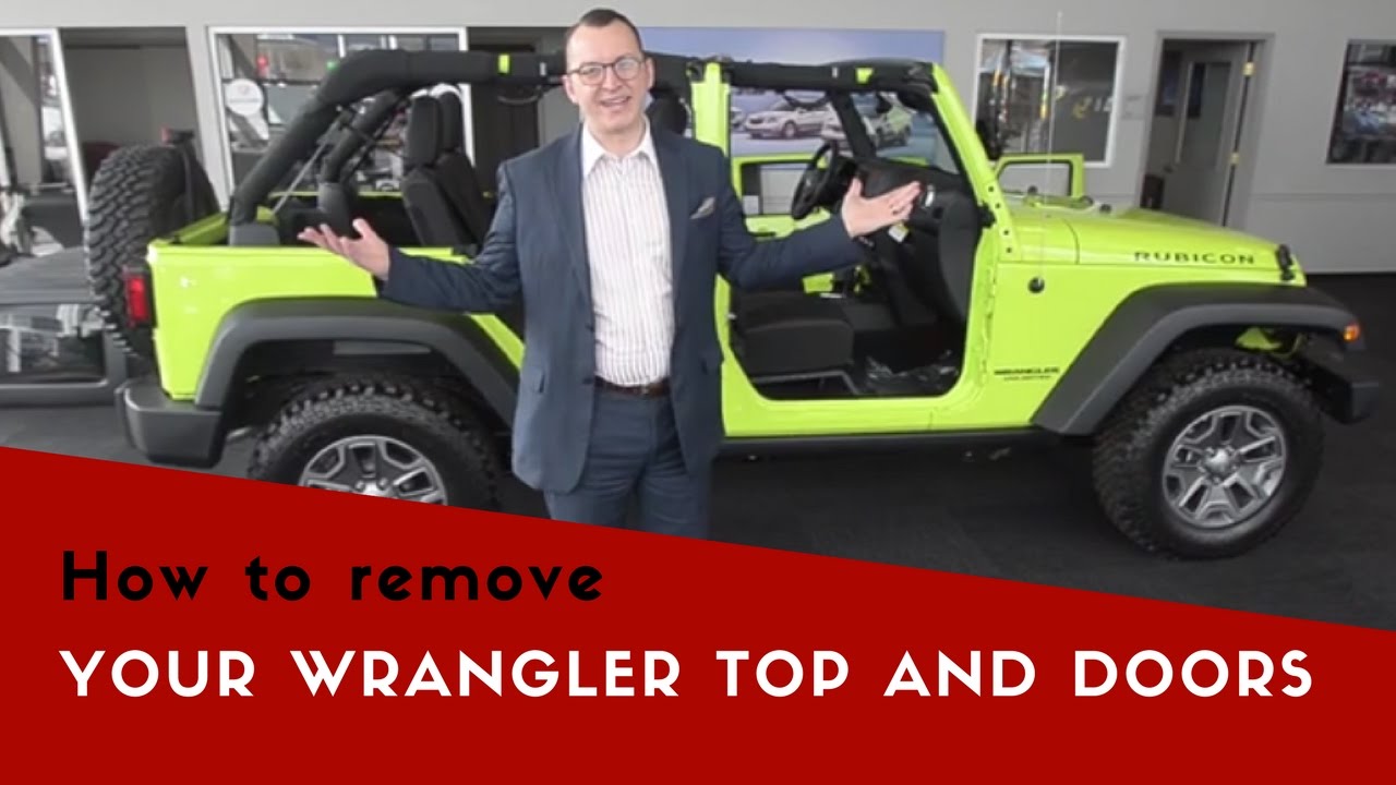 How to take the doors and top off a Jeep Wrangler