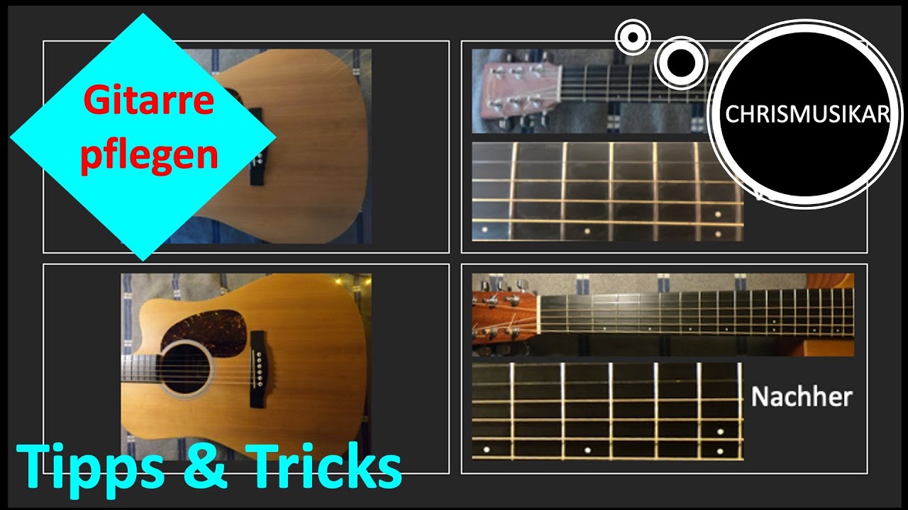 SUPER Ergebnis | Gitarre pflegen: So pflege ich meine Gitarre | Korpus & Griffbrett reinigen & ölen