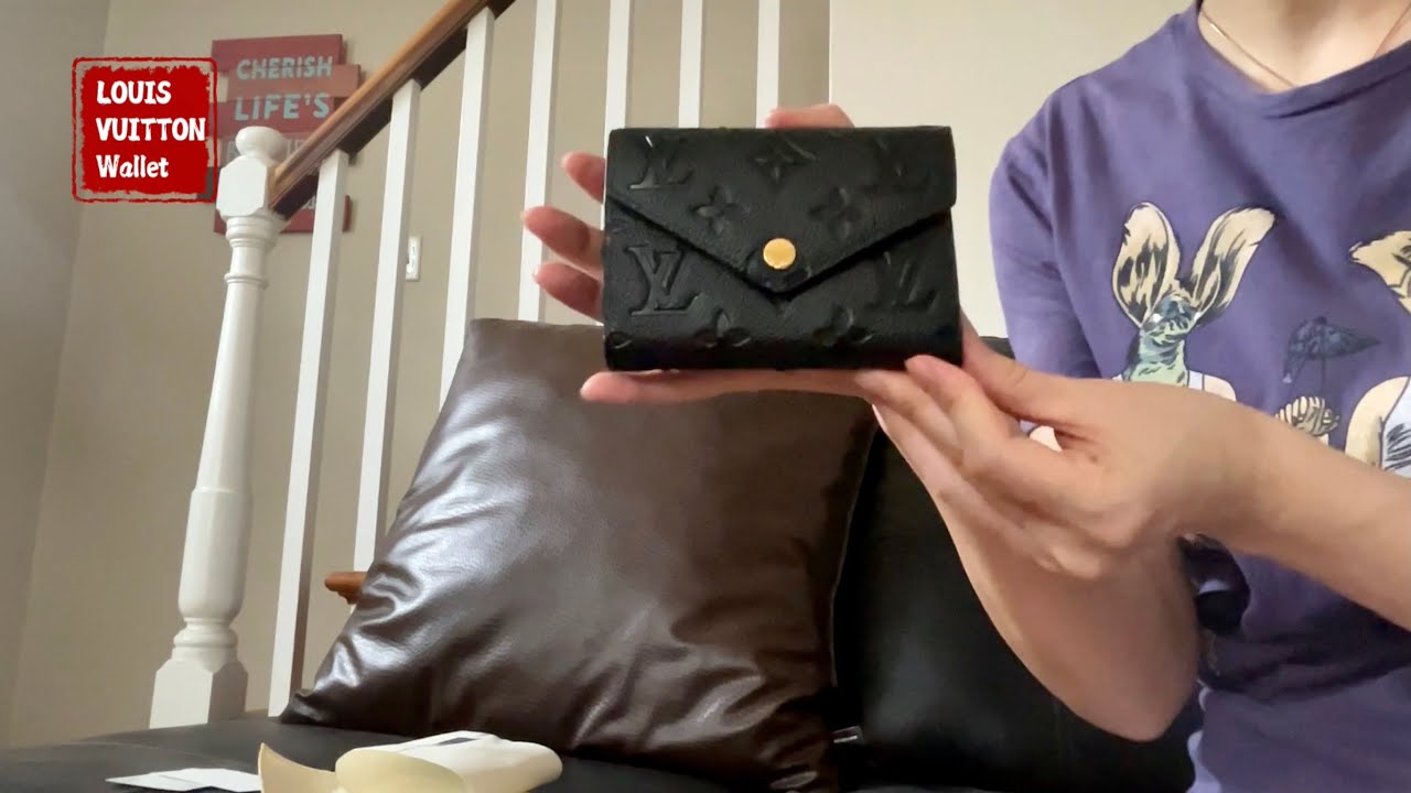 LOUIS VUITTON Victorine Wallet 全皮压纹LV维多利亚短夹钱包