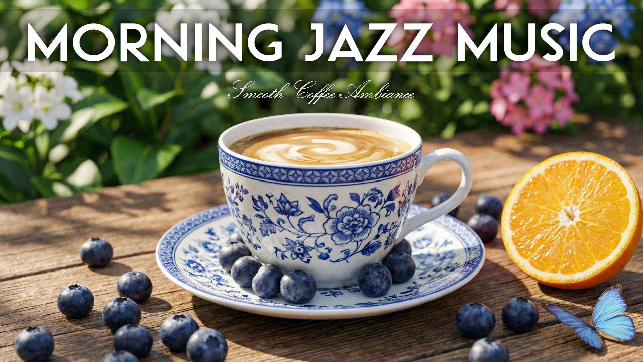 Morning Jazz Music 🎶💖 Relaxing Bossa Nova Instrumental and Relaxing Jazz Cafe Music for Studying.