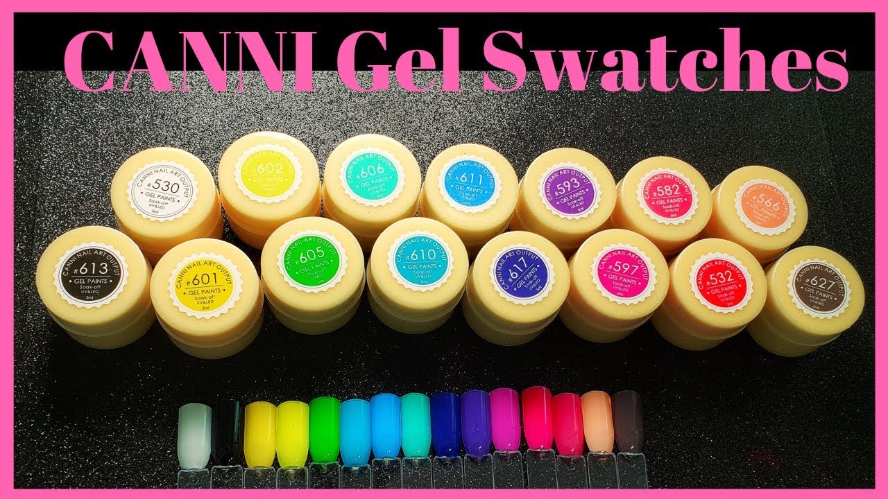 Canni Gel Swatches | Patrice Nailed It!