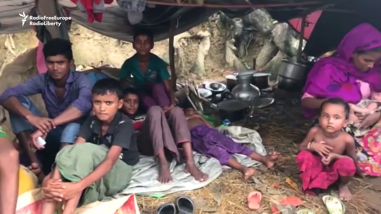 Rohingya Refugees Seek Safety In Cramped Bangladesh Camp
