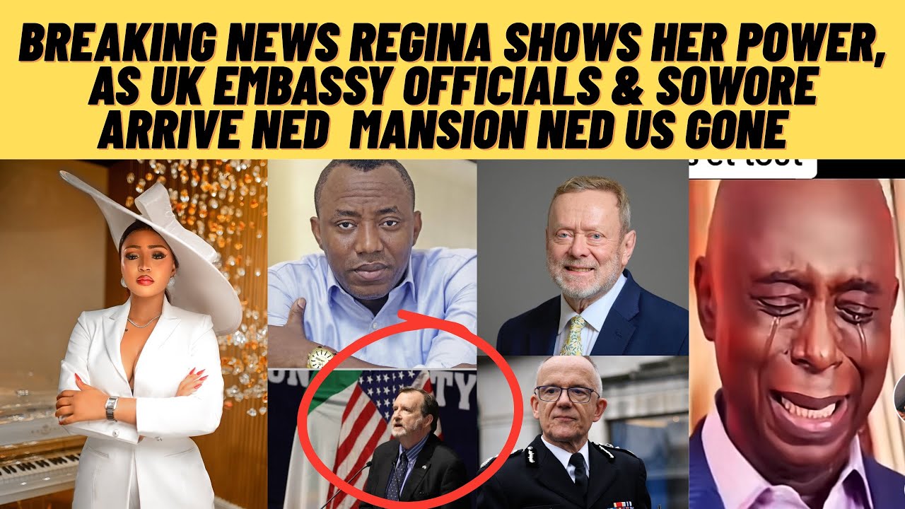 Breaking news Regina crash Ned. As sowore & UK authorities arrive mansion dig evidence Ned is GONE