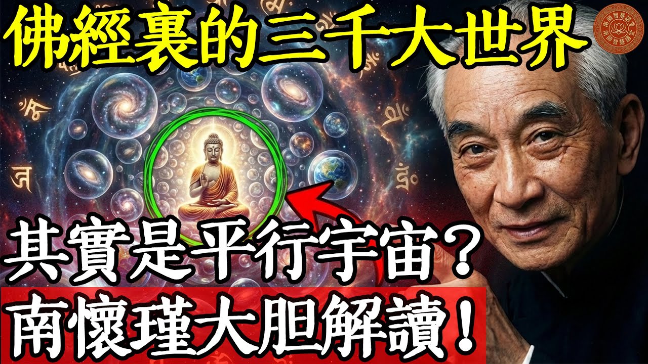 佛经里的“三千大千世界”其实是平行宇宙？南怀瑾大胆解读：佛陀也许是最高级的科学家！#南懷瑾 #南師 #南懷瑾智慧 #三千大千世界 #平行宇宙 #量子力學 #佛法與科學 #須彌山 #銀河系 #極樂世界