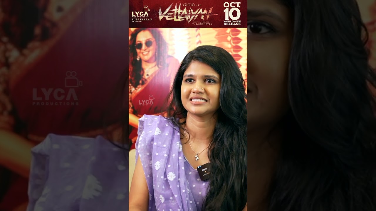 அடாவடி Voice எடுக்குறது தான் Goal | Vettaiyan Exclusive Interview Deepthi Suresh,Rajinikanth #shorts