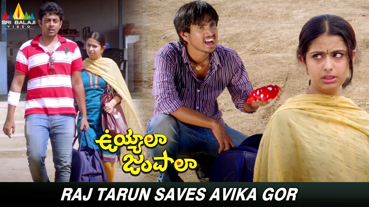 Raj Tarun Saves Avika Gor | Uyyala Jampala | Punarnavi | Telugu Movie Scenes @SriBalajiMovies