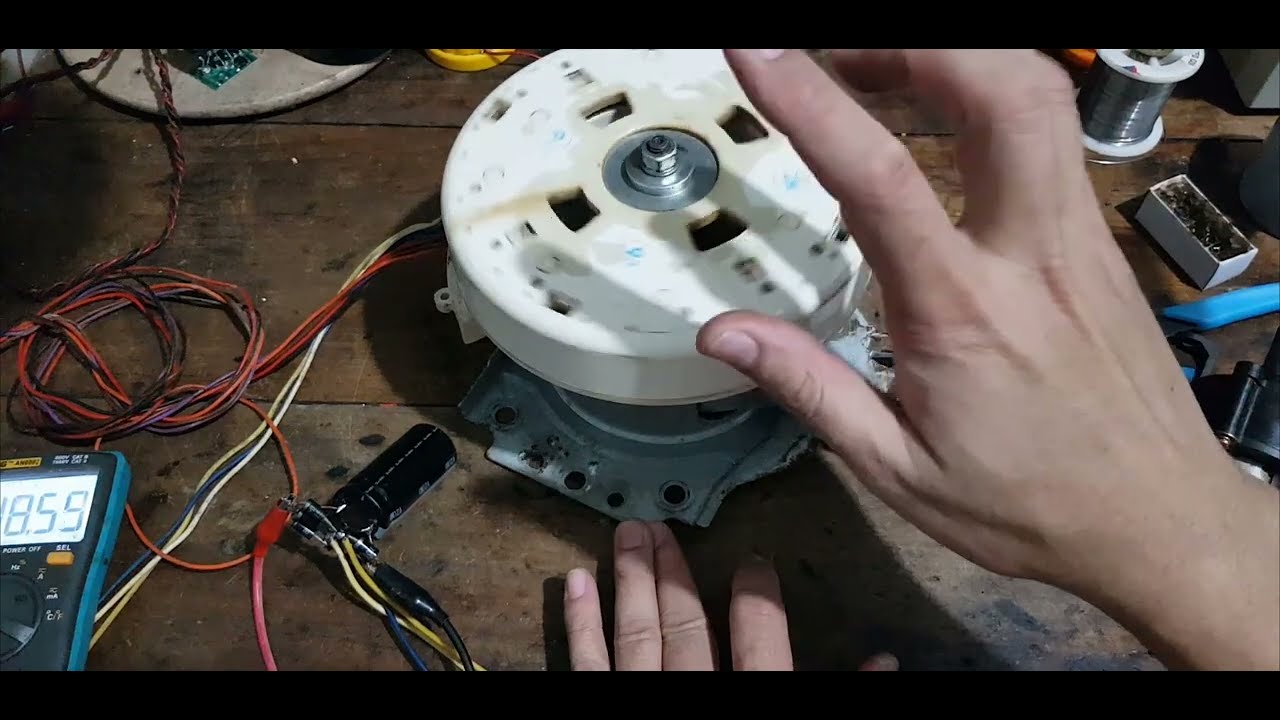 THỬ NGHIỆM MOTOR MÁY GIẶT INVETERR SANYO