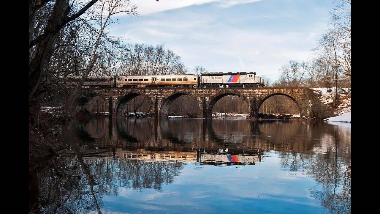 NJ Transit HD 60fps: Raritan Valley Line Trains Around North Branch (3/22/18)