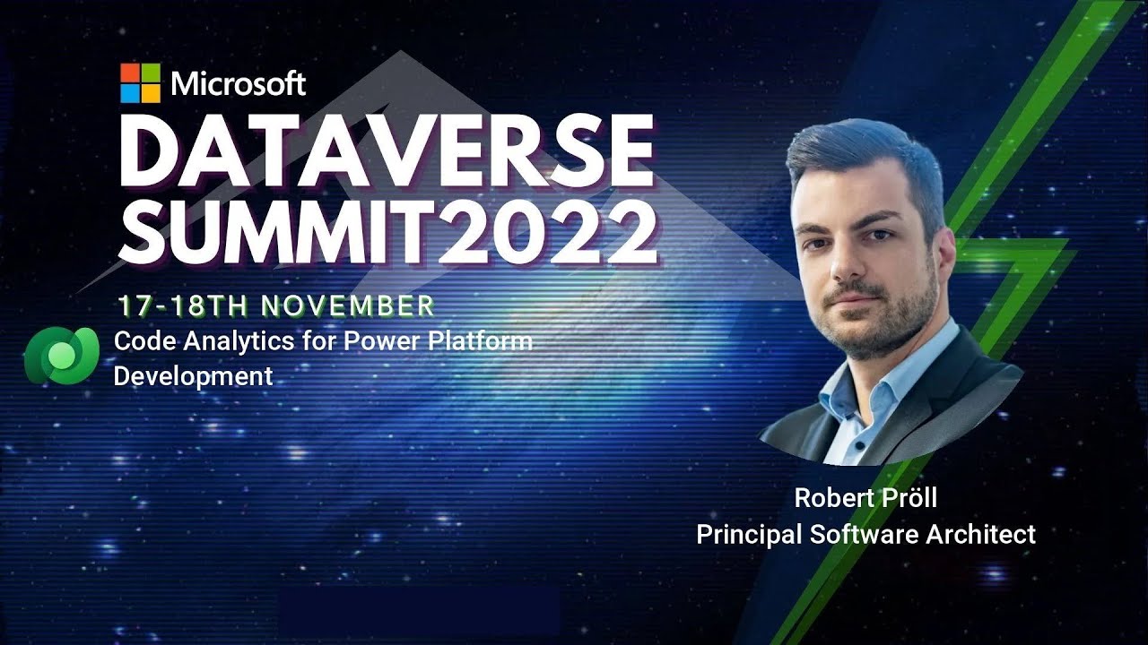 Code Analytics for Power Platform Development - Dataverse Summit 2022