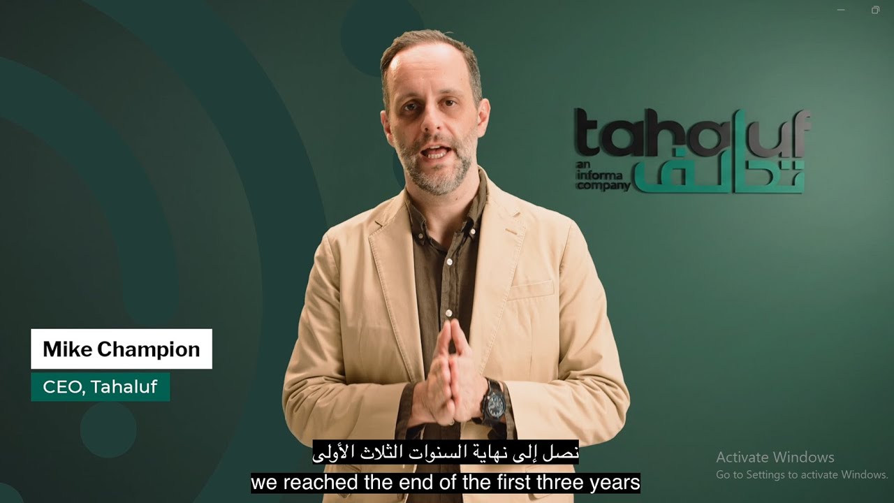 Building Tahaluf: A reflection from CEO Mike Champion