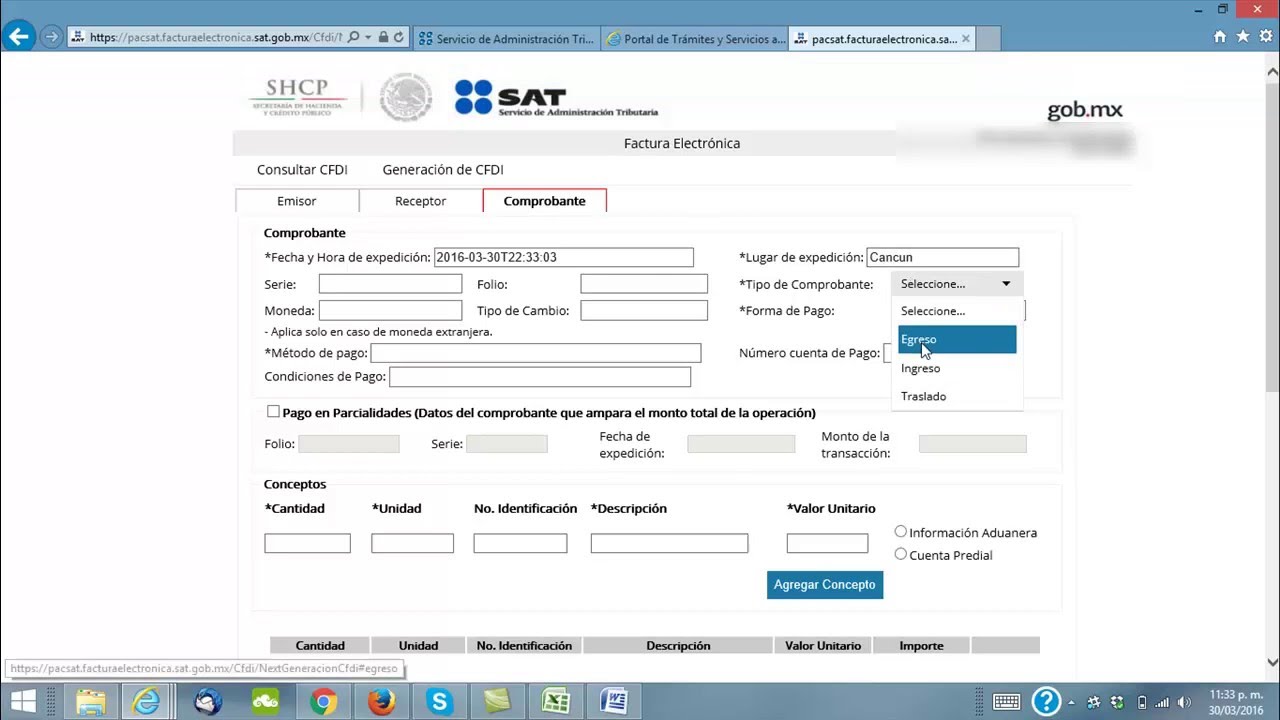 C&oacute;mo hacer tus facturas m&aacute;s r&aacute;pido en el portal del SAT 2017
