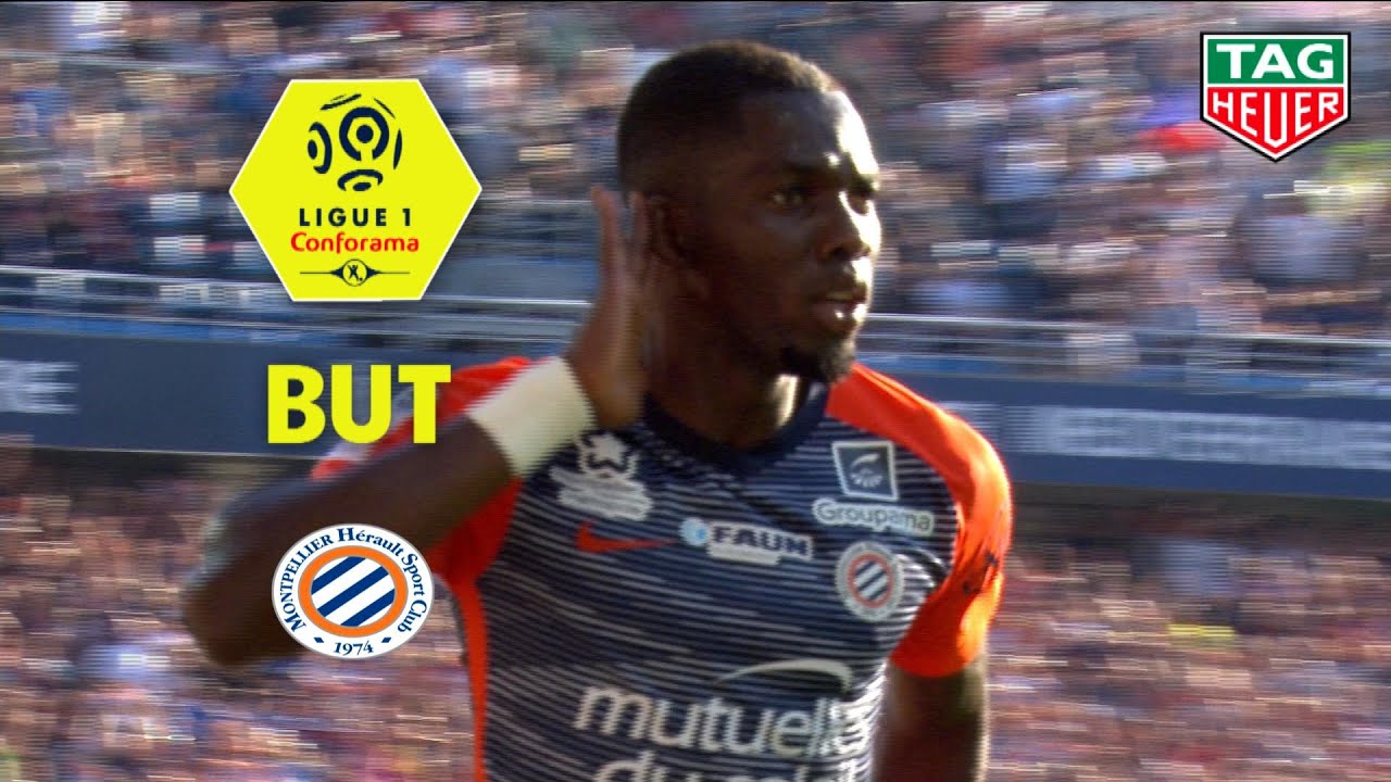 But Ambroise OYONGO (28') / Montpellier H&eacute;rault SC - N&icirc;mes Olympique (3-0)  (MHSC-NIMES)/ 2018-19