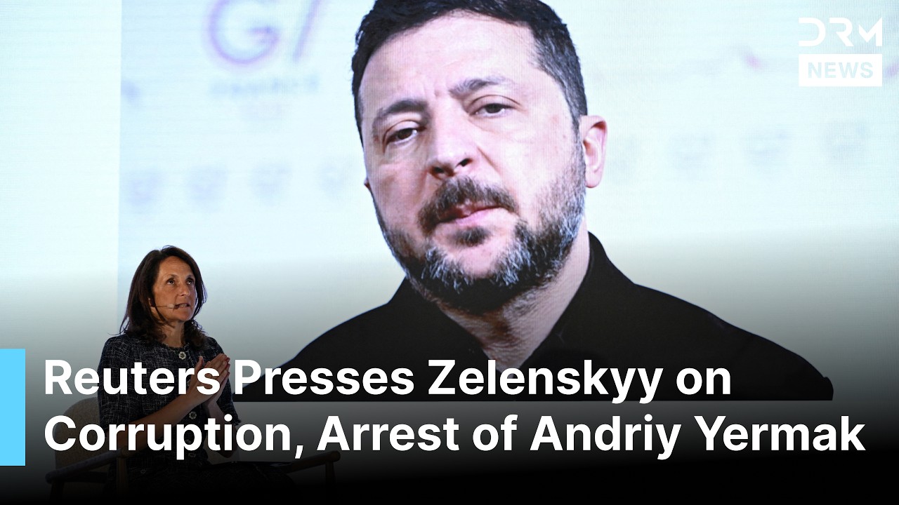 Zelenskiy Asked Point Blank About Corruption in Ukraine, Close Aide's Arrest and EU Reforms | AC1G