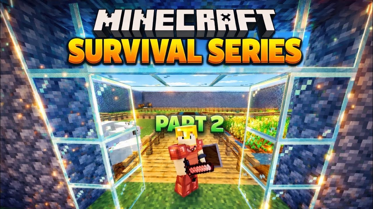The part 2 of my Minecraft Survival series 😂