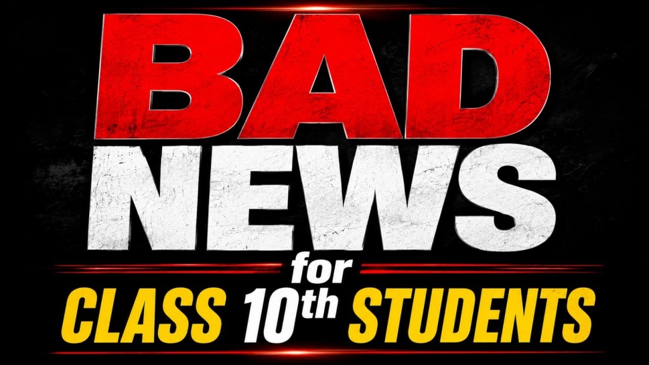 BAD NEWS for Class 10th Students 😱 | Pradeep Giri Sir