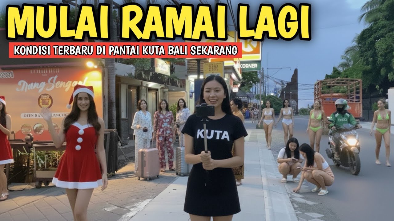 SUDAH MULAI RAMAI LAGI ? BEGINI PANTAI KUTA BALI SAAT INI