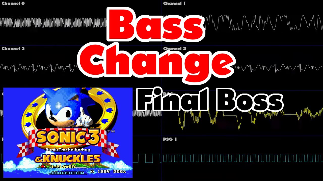 Sonic 3 and Knuckles - Final Boss - Bass Change