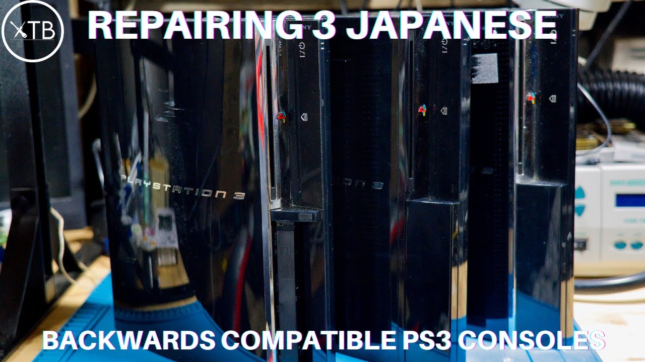Repairing 3 PS3 Backwards Compatible Systems From Japan