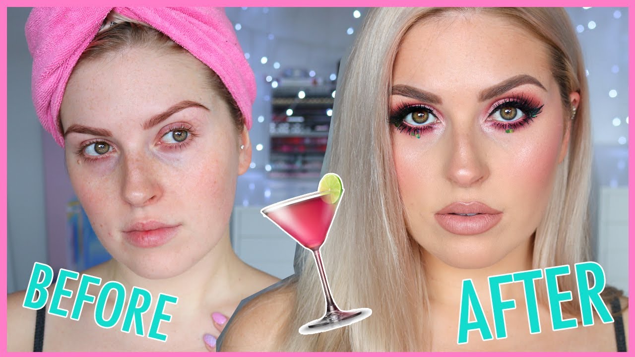 Chit Chat GRWM 💖 Cosmopolitan Pink & Burgundy! 💕🍹 Cocktail Series