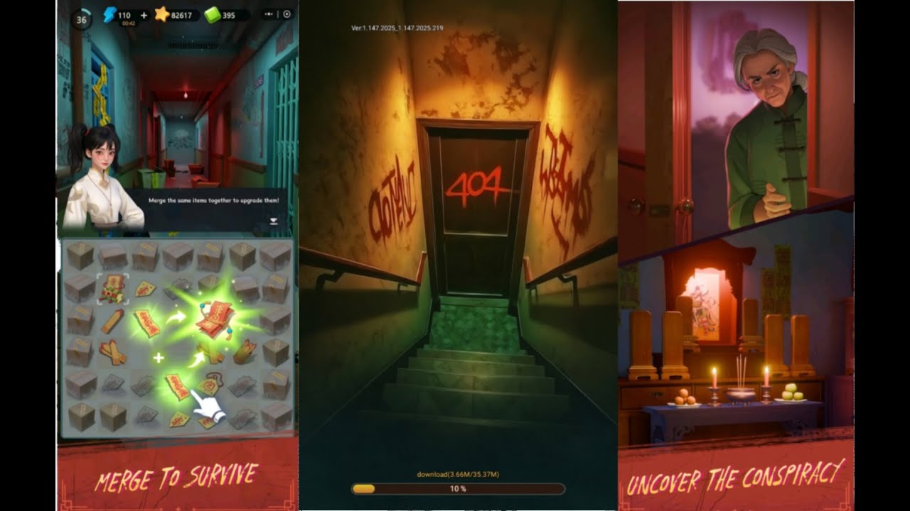 Haunted Merge: Horror Story  #merge #games 