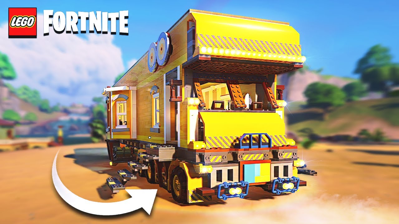 Cómo CONSTRUIR una AUTOCARAVANA en LEGO Fortnite 🔨🚌 | Motor Home Tutorial
