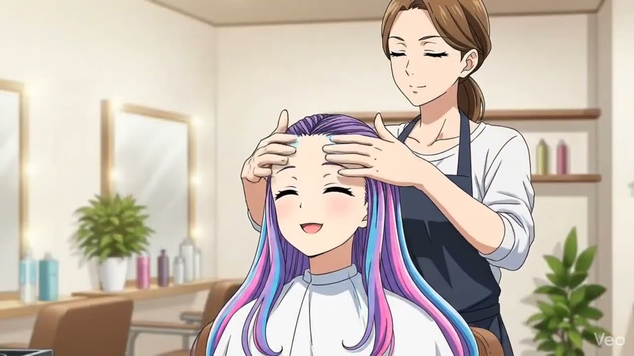 Anime Hair Salon ASMR – Relaxing Scissors & Brushing Sounds