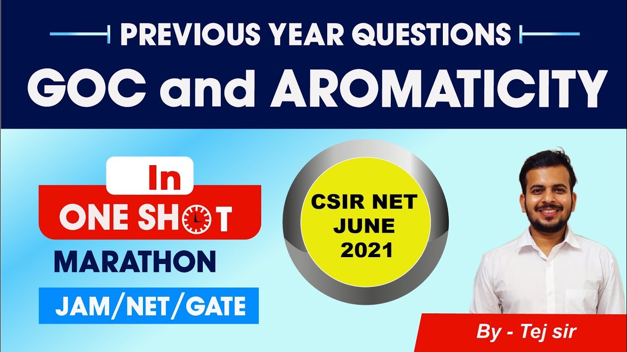 GOC General Organic Chemistry & Aromaticity of CSIR NET June 2021 Chemical Science question paper