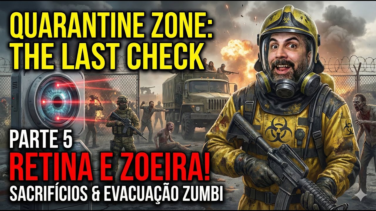 Quarantine Zone: The Last Check #5 - Retina, Sacrifícios e Zoeira Total na Base!