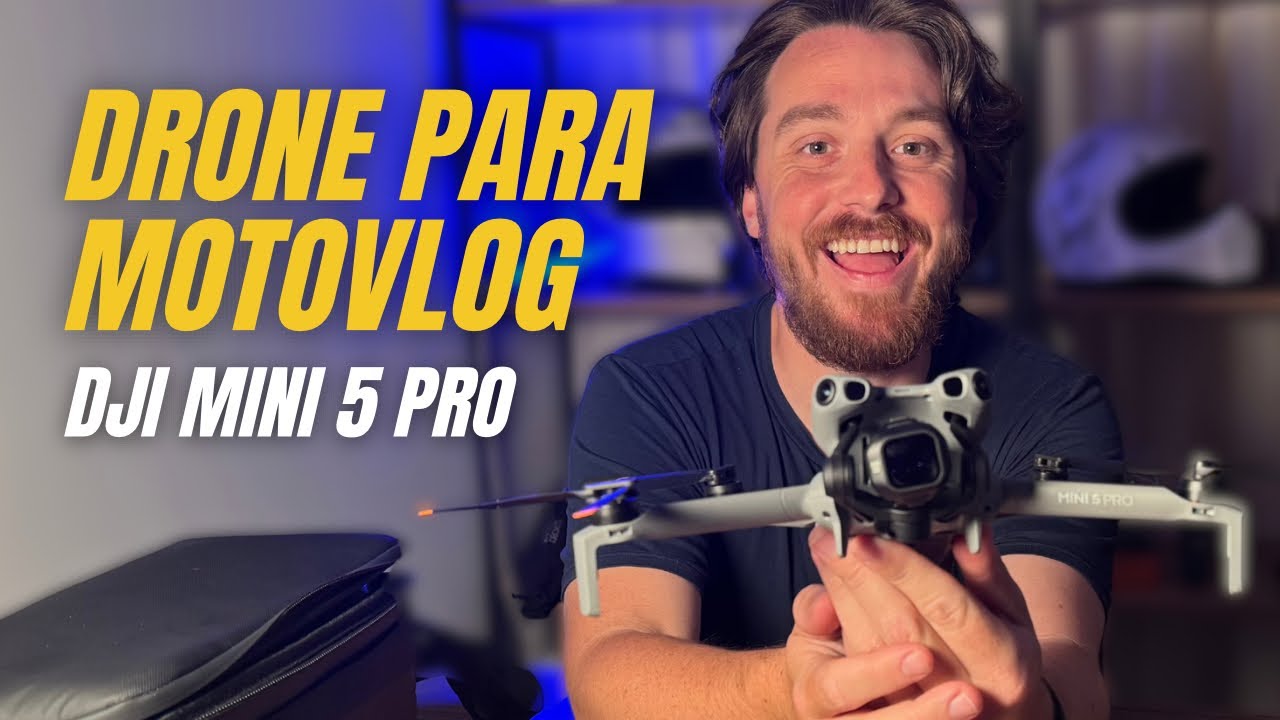 FEITO PARA QUEM ANDA DE MOTO? UM AUTODIDATA COM O DRONE DJI MINI 5 PRO #mini5pro #motovlog 
