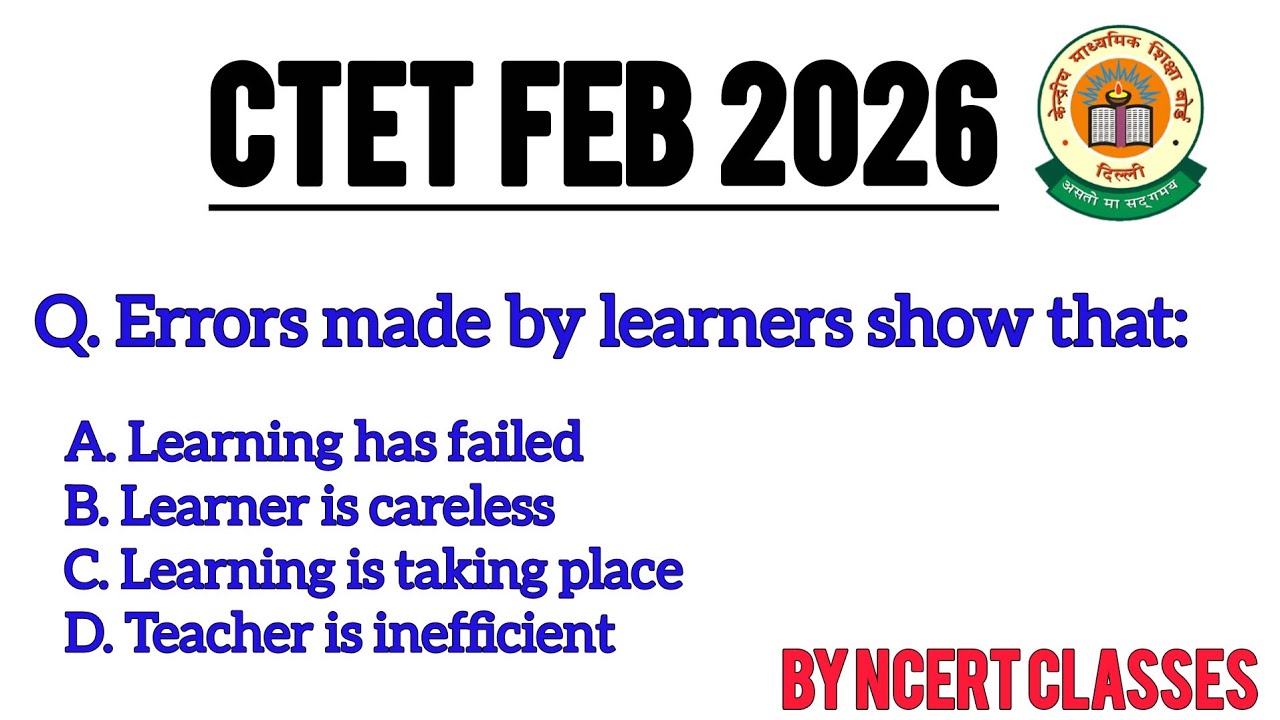 CTET 2026 English Pedagogy most  Important Questions 🔥