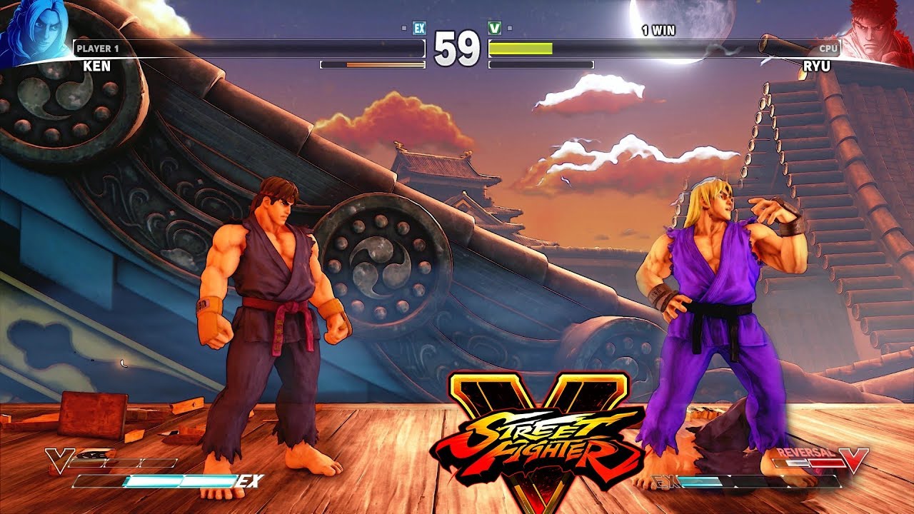 Street Fighter V Ken vs Ryu