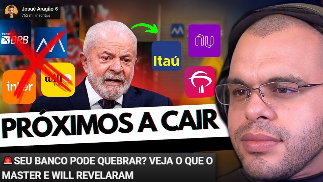 DESCUBRA SE SEU BANCO PODE QUEBRAR E SUMIR COM DEU DINHEIRO IGUAL O WILL BANK