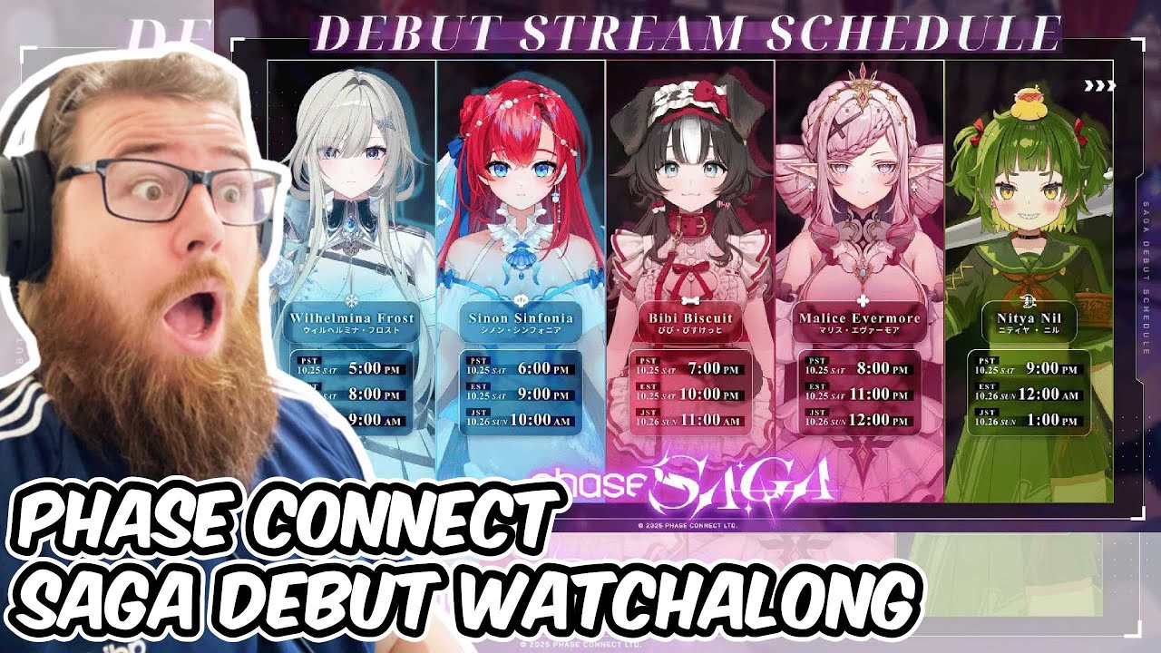 New Phase Gen!! Phase Connect Saga Debut Stream Watchalong | Laverick Reacts