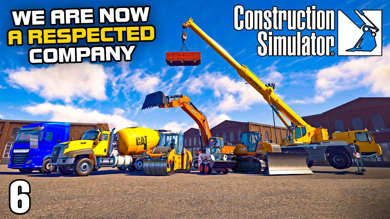 ЗАВЕРШАЕМ БОЛЬШОЙ ПРОЕКТ! БУДЕТ ЛИ МЭР ДОВОЛЬЕН? | Construction Simulator - Эпизод 6