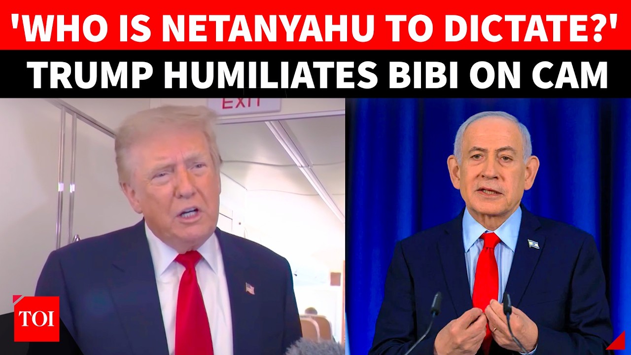 'Who Is Netanyahu To Dictate Me?': Trump Humiliates Israel PM; Vows To Arm Turkey With F-35s