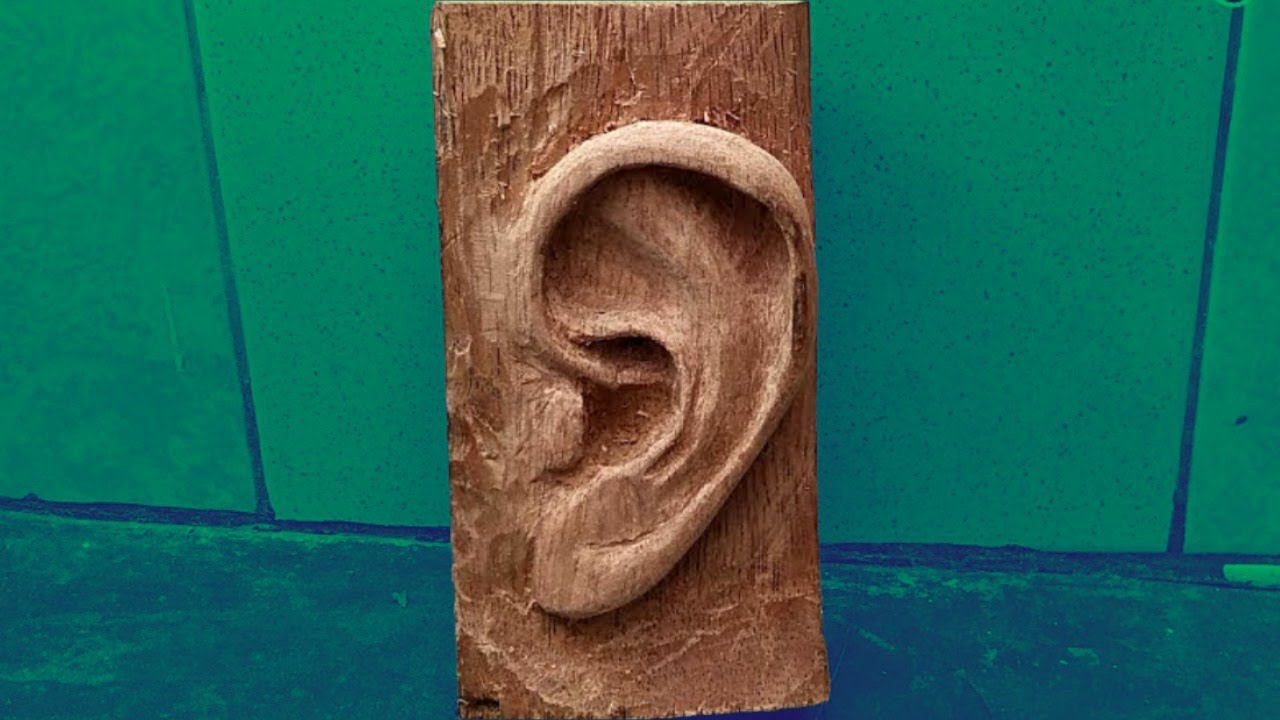 👂 CURSO de TALLA en MADERA paso a paso. Como TALLAR una OREJA en MADERA.