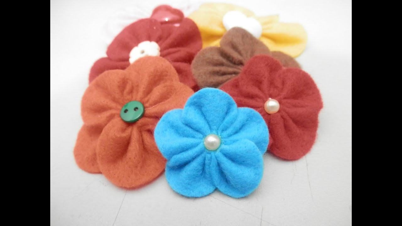 Flor de feltro 3