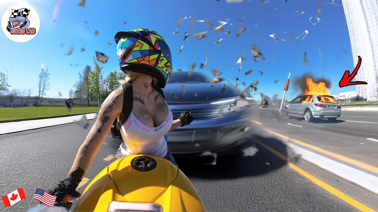 390 BRUTAL MOTORCYCLE CRASHES | CRAZY Motorcycle Rides - Best Of 2025.