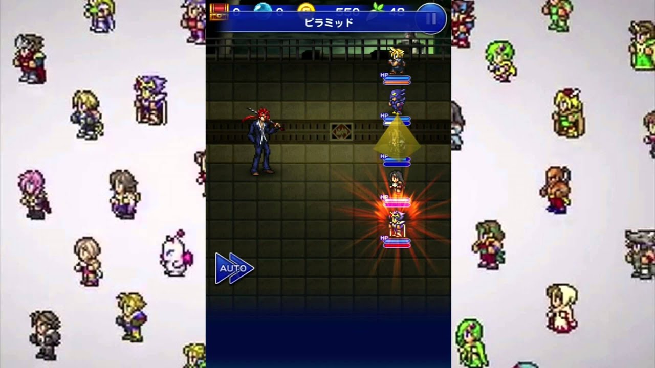 Final Fantasy Record Keeper Application Gameplay