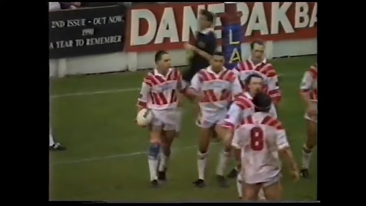 St Helens vs Bradford - Regal Trophy - 1991/92