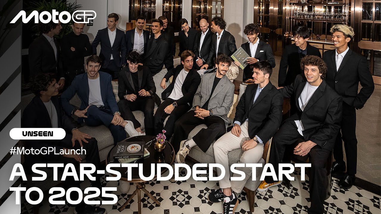 Behind the scenes of the #MotoGPLaunch 🚌 | UNSEEN