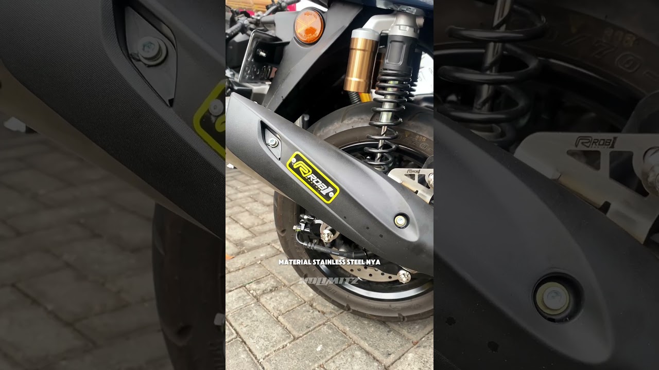 Obat ganteng buat Nmax New? Knalpot ROB1 Standar Racing Cup V Power Boom